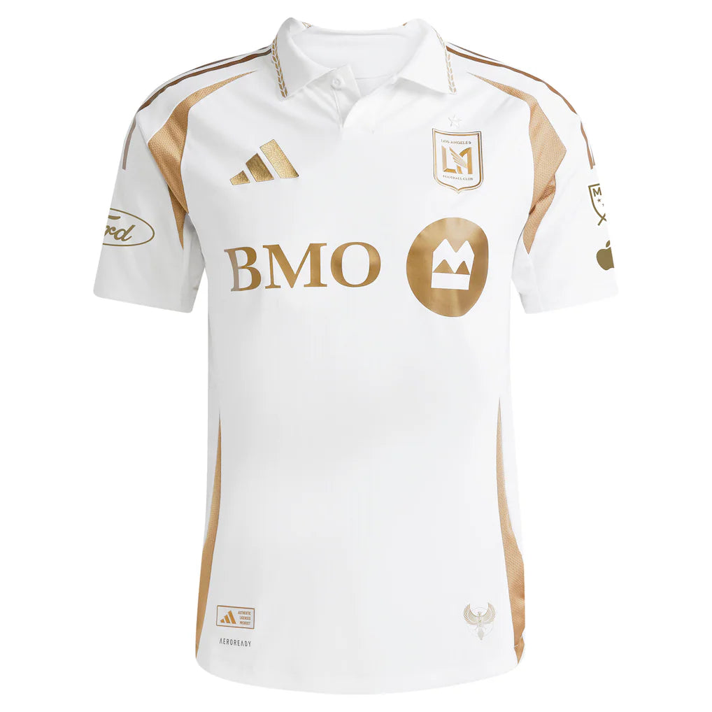Denis Bouanga LAFC adidas 2025 Secondary Authentic Player Jersey - White