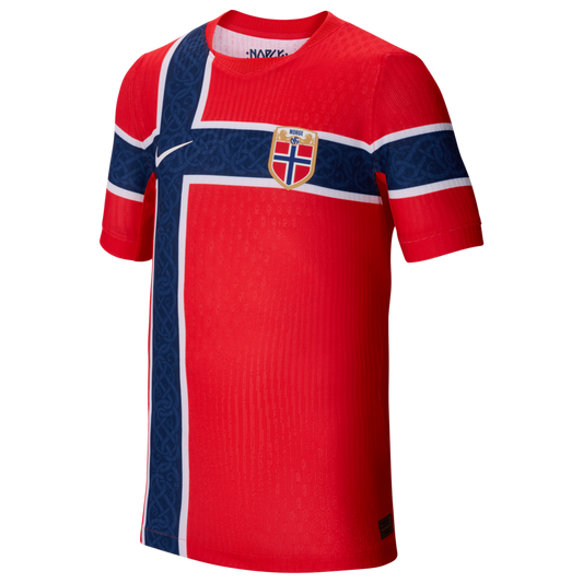 Norway National Team Nike Youth 2026 Home Match Authentic Jersey - Red