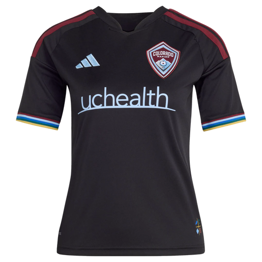 Colorado Rapids adidas Youth 2026 Colorful Colorado Replica Jersey - Black