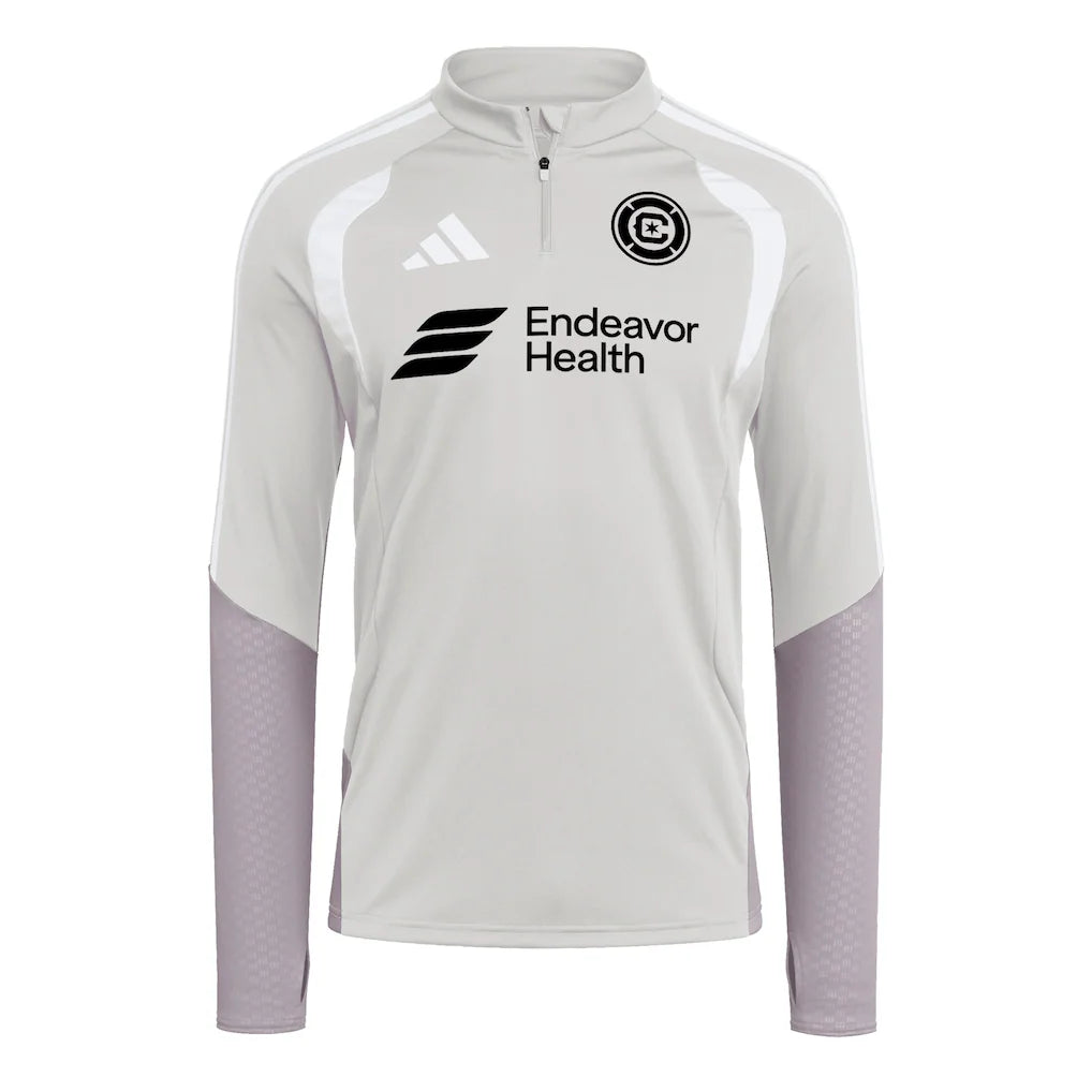 Chicago Fire adidas 2026 Tiro Competition Quarter-Zip Training Top - Silver