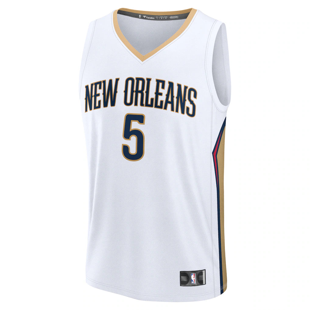 Dejounte Murray New Orleans Pelicans Fanatics Fast Break Replica Player Jersey - Association Edition - White