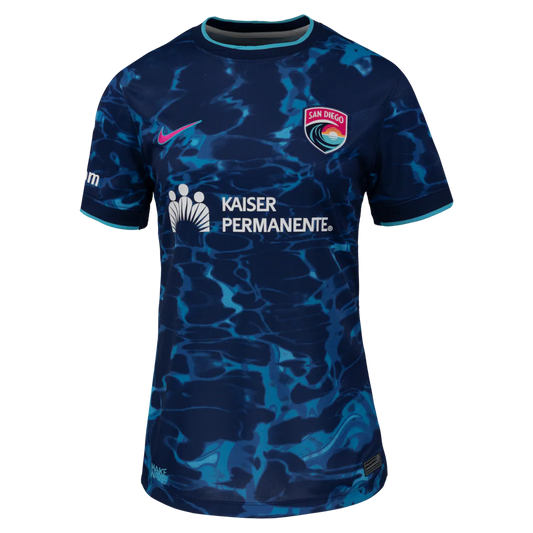 San Diego Wave FC Nike Women's 2026 Secondary Stadium Replica Jersey - Navy