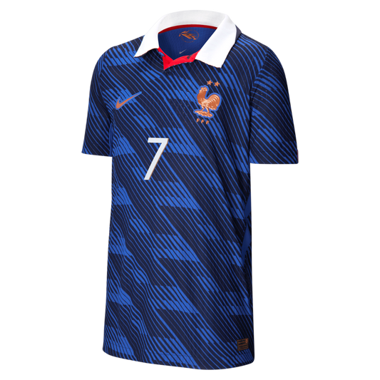 Ousmane Dembélé France National Team Nike Youth 2026 Home Match Authentic Jersey - Blue