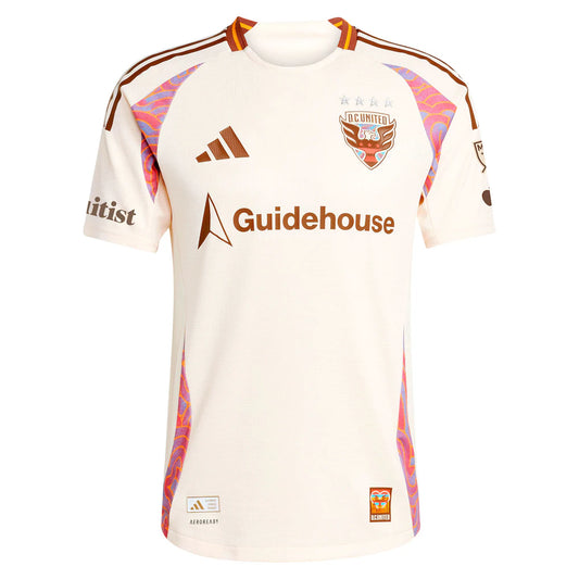 Tai Baribo D.C. United adidas 2025 The Soul Kit On-Field Authentic Jersey - Natural