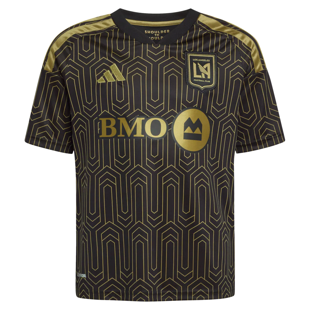 LAFC adidas Youth  2026 Primary Kit Replica Jersey - Black
