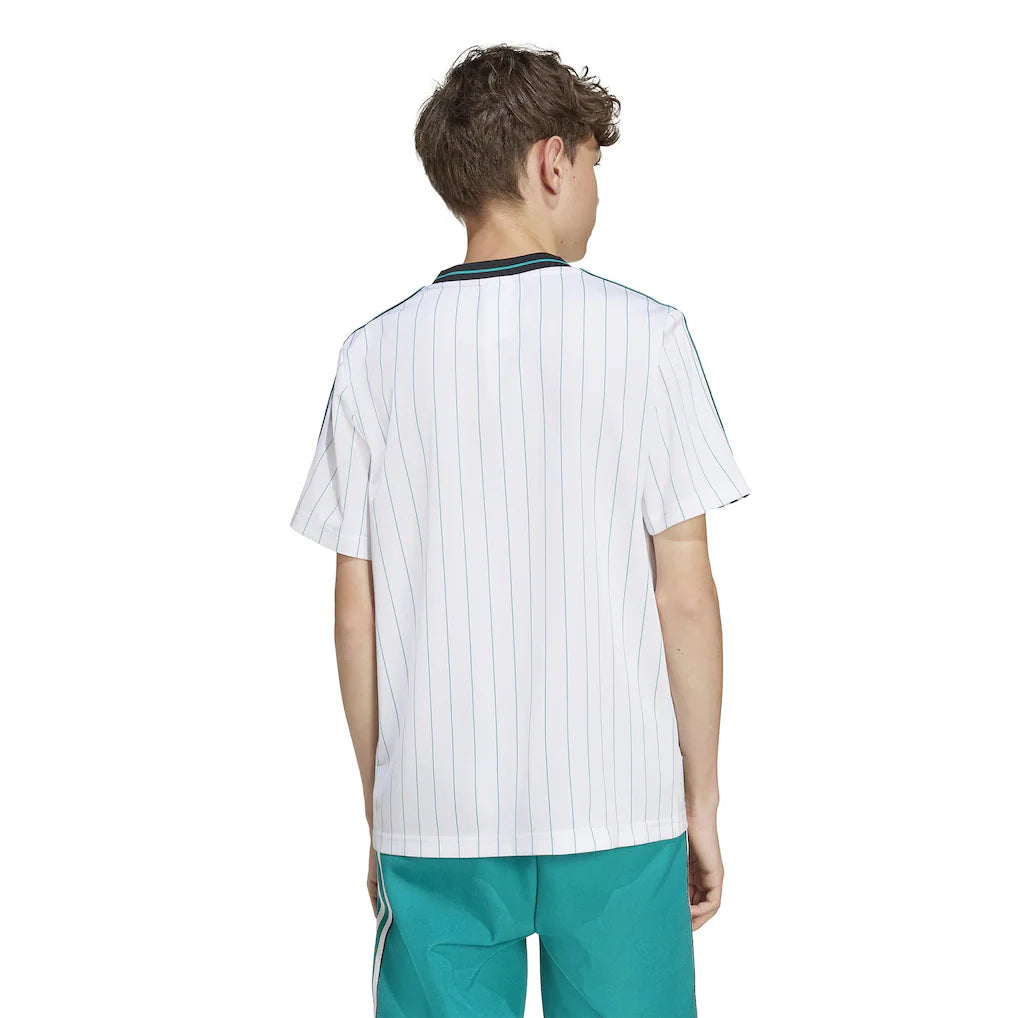 Liverpool adidas Youth Terrace Icons Fashion Jersey - White