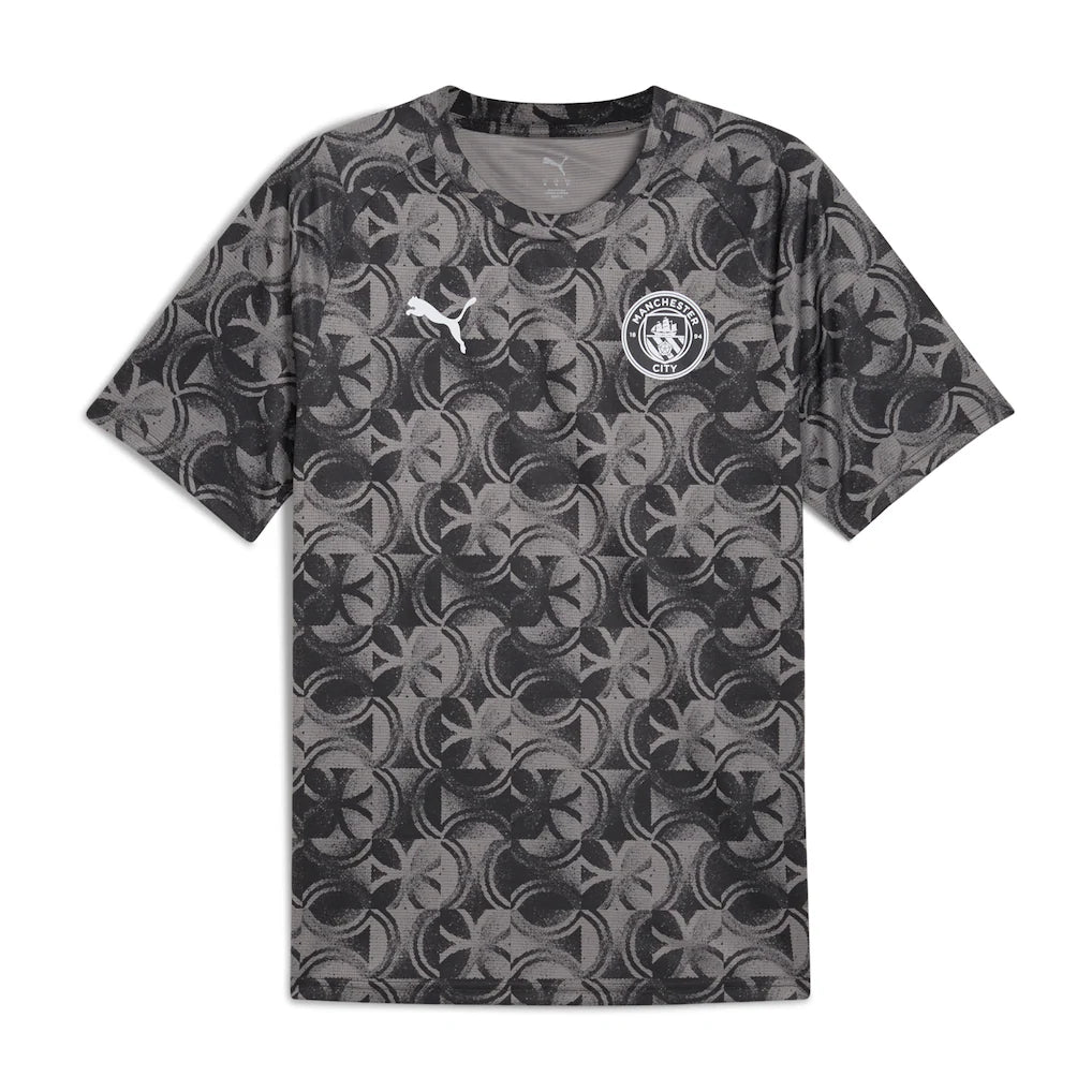Manchester City Puma 2025/26 Pre-Match Training Jersey - Black