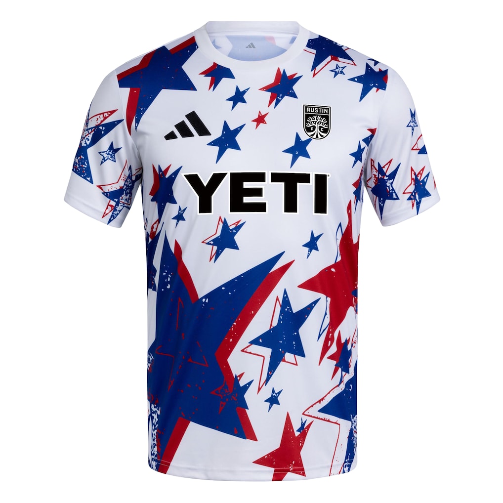 Austin FC adidas 2026 Americana Pre-Match Jersey - White