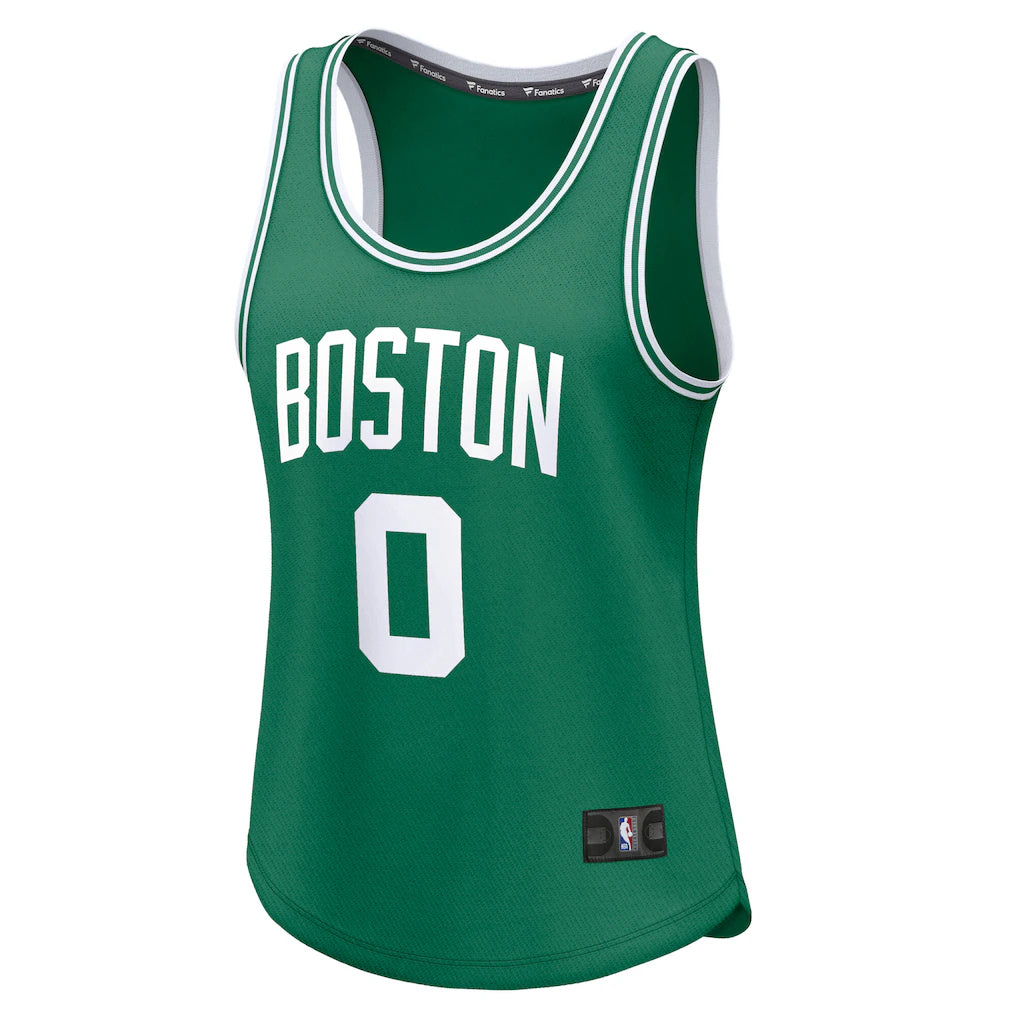 Jayson Tatum Boston Celtics Fanatics Women's Fast Break Player Jersey - Icon Edition - Kelly Green