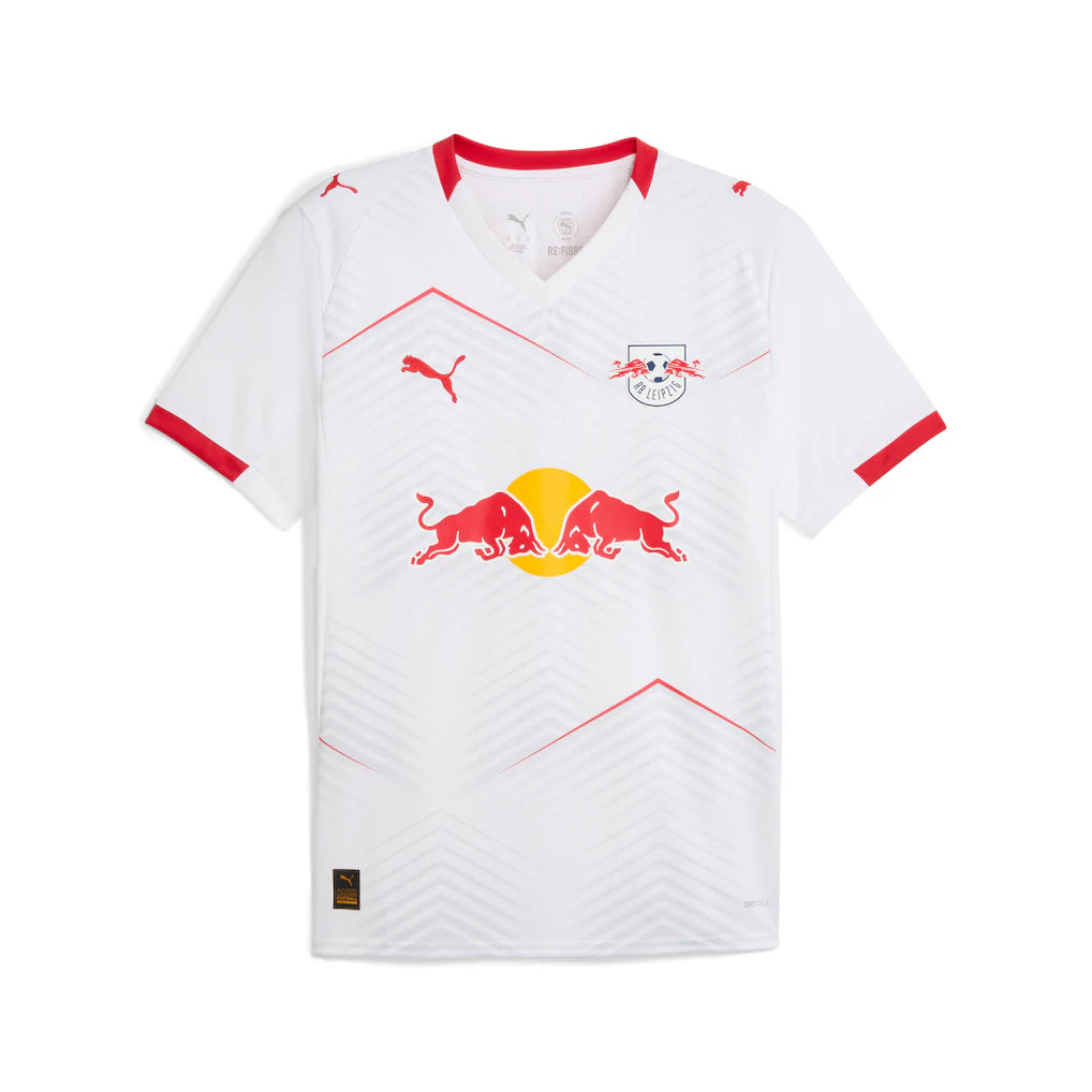 RB Leipzig Puma 2025/26 Home Replica Jersey - White