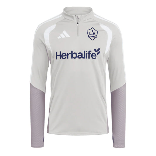 LA Galaxy adidas 2026 Tiro Competition Quarter-Zip Training Top - Silver