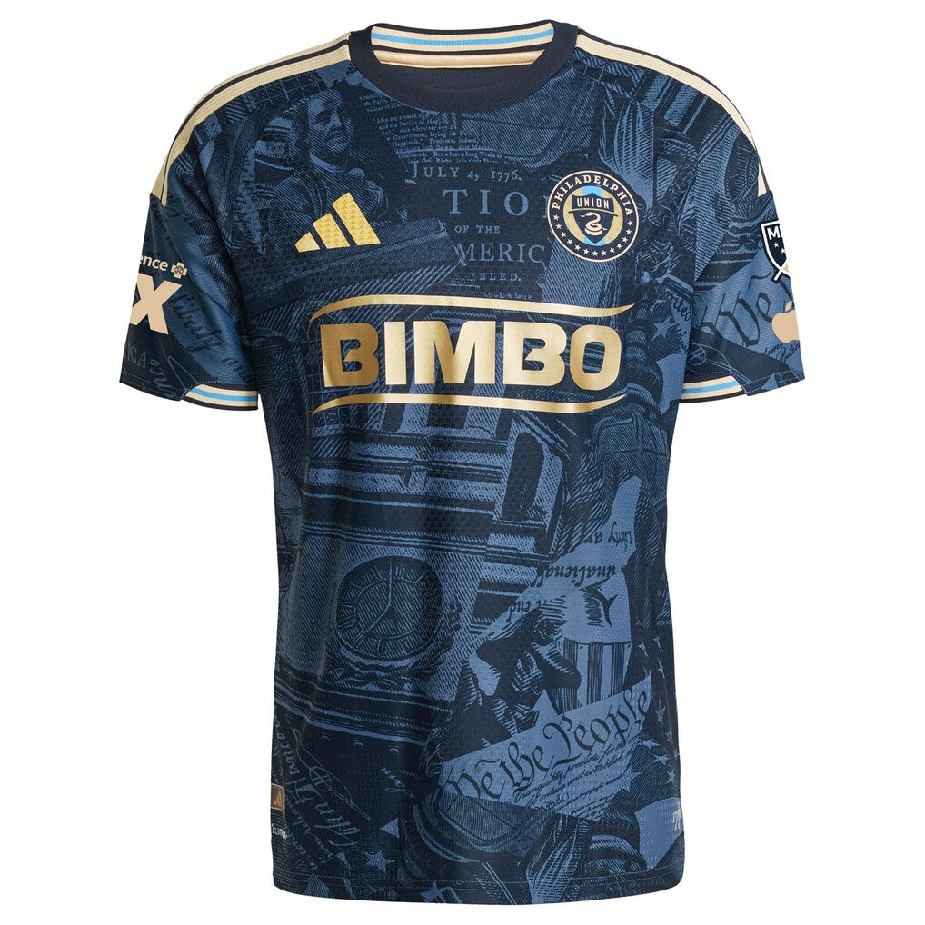 Philadelphia Union adidas 2026 1776 Kit On-Field Authentic Patch Custom Jersey - Navy