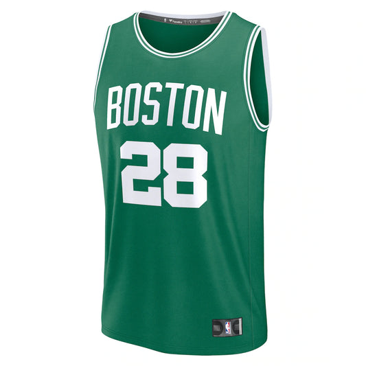 Hugo Gonzalez Boston Celtics Fanatics 2025 NBA Draft First Round Pick Fast Break Replica Jersey - Icon Edition - Kelly Green