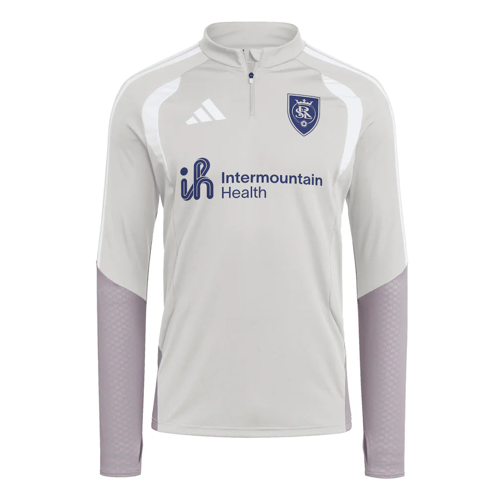 Real Salt Lake adidas 2026 Tiro Competition Quarter-Zip Training Top - Silver