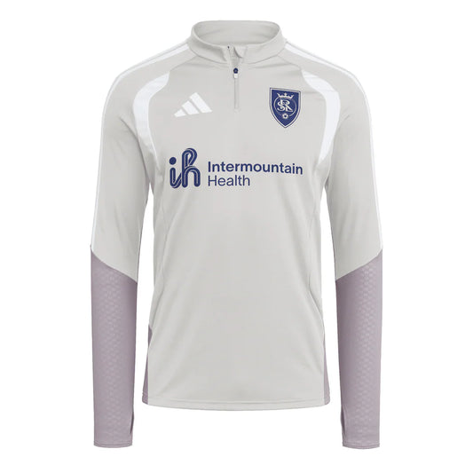 Real Salt Lake adidas 2026 Tiro Competition Quarter-Zip Training Top - Silver
