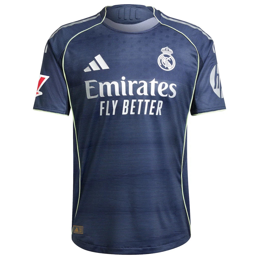 Jude Bellingham Real Madrid adidas 2025/26 Away Authentic Player Jersey - Blue
