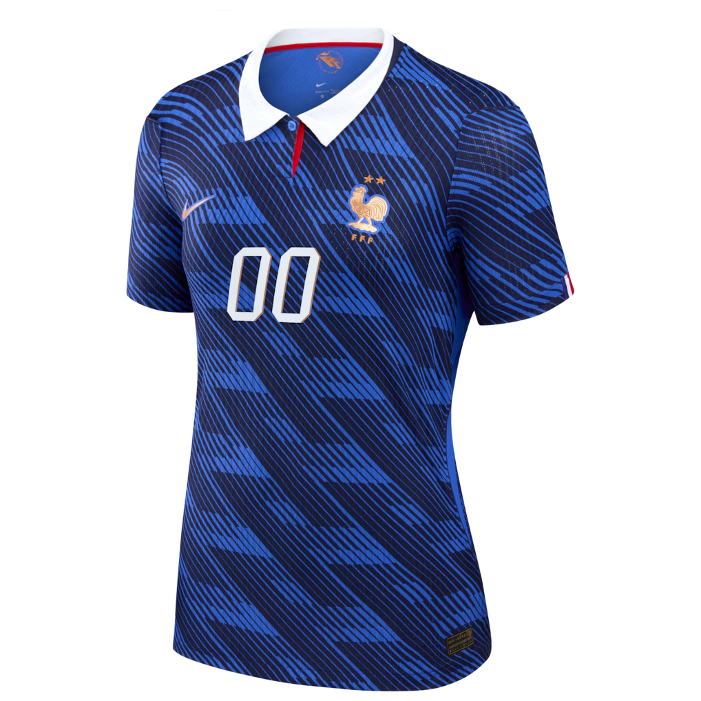 France National Team Nike Women's 2026 Home Match Authentic Custom Jersey - Blue