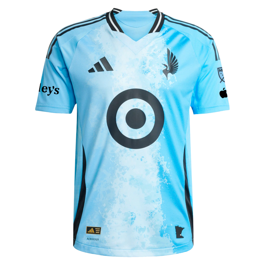 James Rodriguez Minnesota United FC adidas 2025 CONVERGENCE On-Field Authentic Jersey – Blue