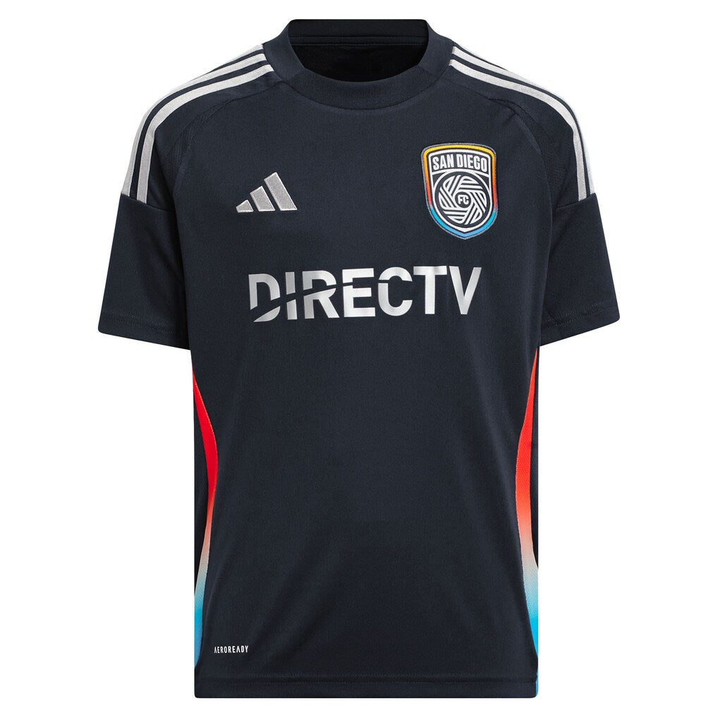 Luca Bombino San Diego FC adidas Youth 2025 State of Flow Replica Jersey - Navy