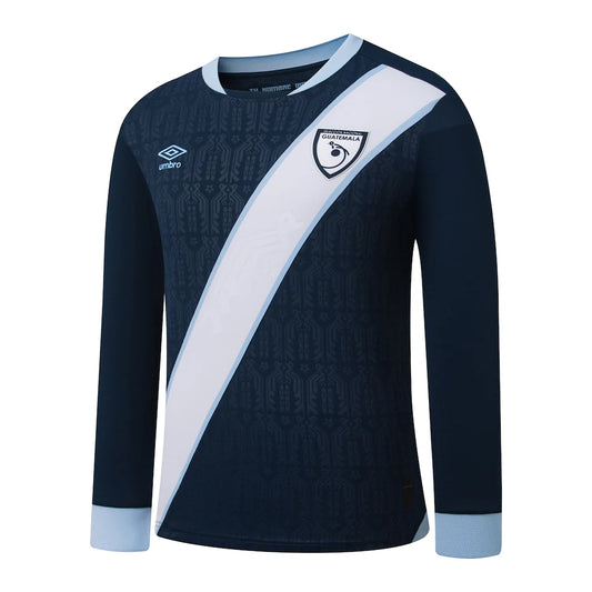 Guatemala National Team Umbro 2025 Away Replica Long Sleeve Jersey - Navy