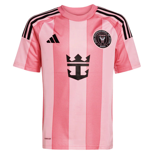 Inter Miami CF adidas Youth 2025 Euforia Replica Custom Jersey - Light Pink