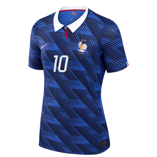 Kylian Mbappé France National Team Nike Women's 2026 Home Match Authentic Jersey - Blue