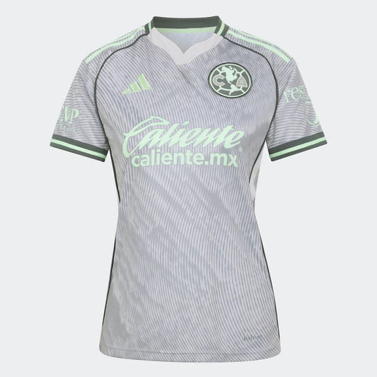 Club America adidas Women's Third 2025/26 Replica Jersey - Gray