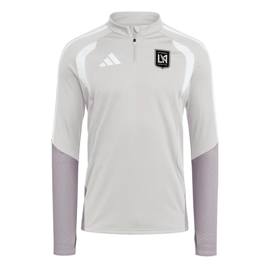 LAFC adidas 2026 Tiro Competition Quarter-Zip Training Top - Silver
