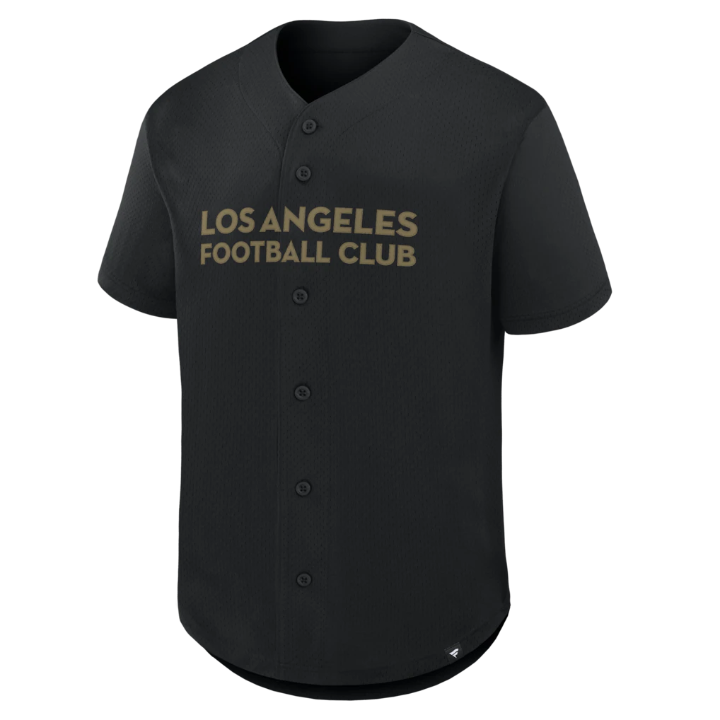 LAFC Fanatics Maximum Intensity Button-Up Jersey  - Black