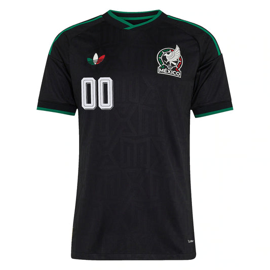 Mexico National Team adidas 2026 On-Field Authentic Custom Jersey - Black
