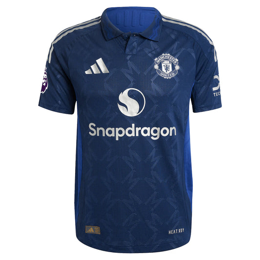 Rasmus Højlund Manchester United adidas 2024/25 Away Authentic Player Jersey - Navy