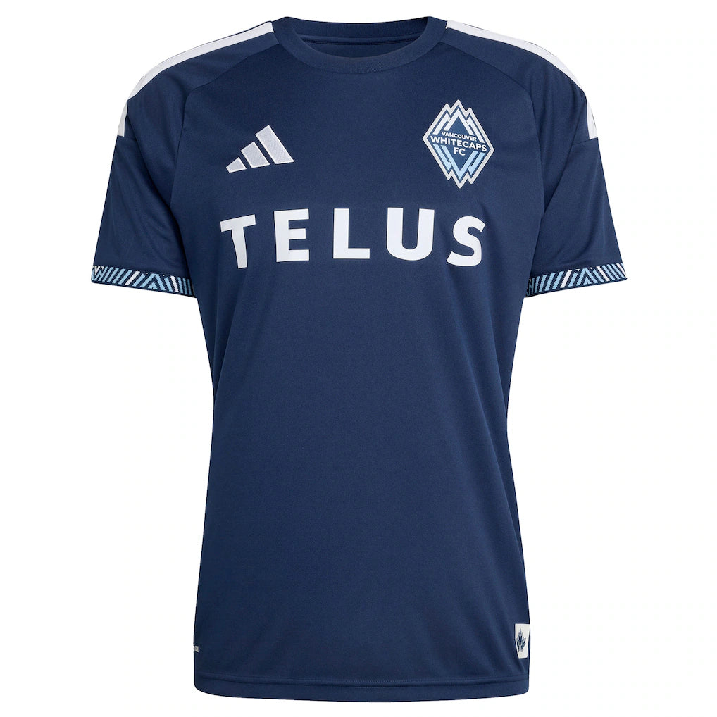 Vancouver Whitecaps FC adidas 2026 The Coastal Jersey Replica Custom Jersey - Deep Sea Blue