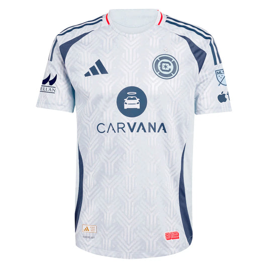 Jonathan Bamba Chicago Fire adidas 2025 The Municipal Kit Authentic Player Jersey - Light Blue