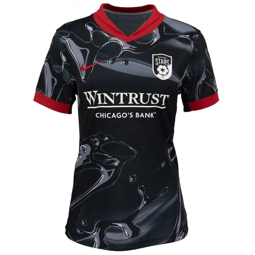 Chicago Stars FC Nike Women's 2025 Stadium Replica Jersey - Black