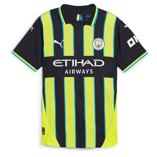 Manchester City Puma 2024/25 Away Authentic Jersey - Black