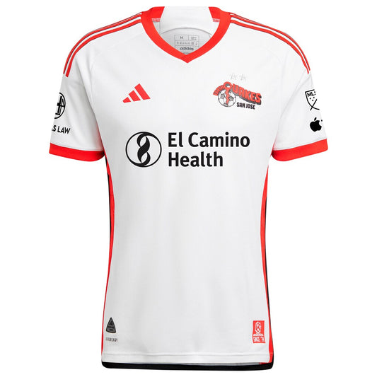 Hernán López San Jose Earthquakes adidas 2025 The 50 Kit Authentic Player Jersey - White