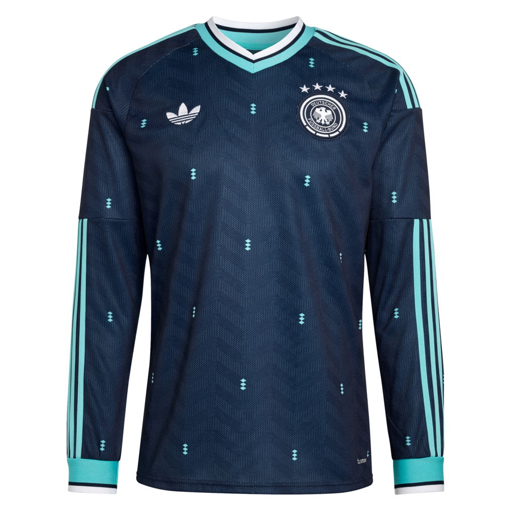 Germany National Team adidas 2026 Away Replica Long Sleeve Jersey - Navy