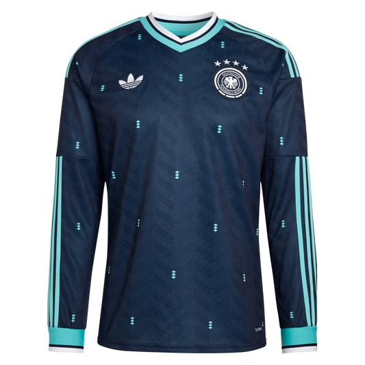 Germany National Team adidas 2026 Away Replica Long Sleeve Jersey - Navy