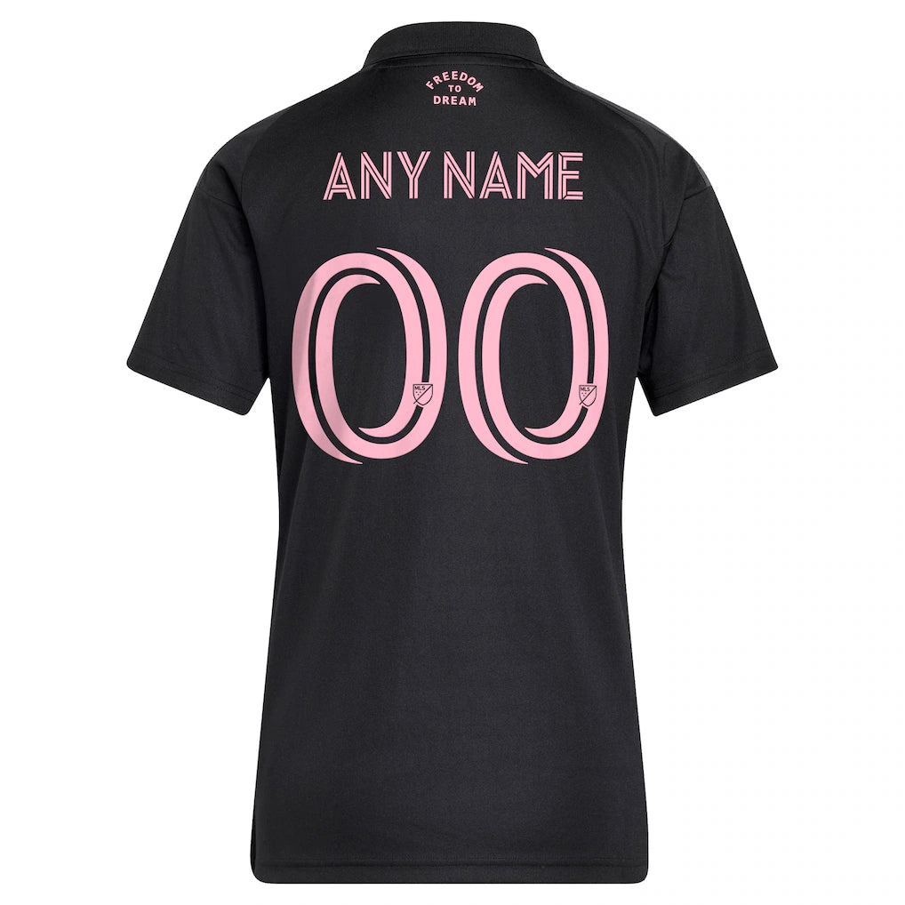 Inter Miami CF adidas Women's 2026 Presagio Replica Custom Jersey - Black