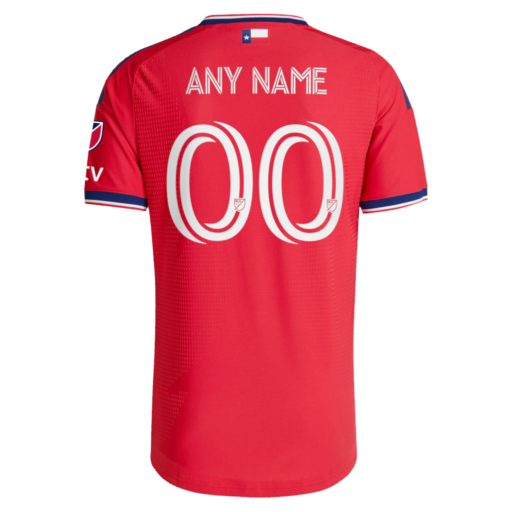 FC Dallas adidas 2026 DNA Kit On-Field Authentic Patch Custom Jersey - Red