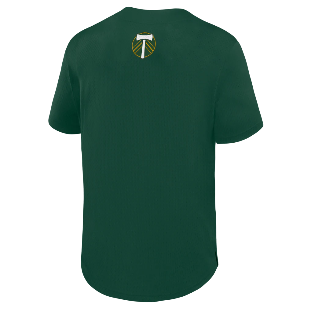 Portland Timbers Fanatics Maximum Intensity Button-Up Jersey  - Green