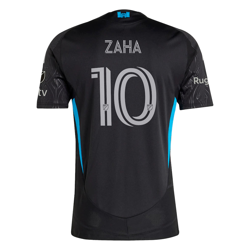 Wilfried Zaha Charlotte FC adidas 2025 Fortress Kit Authentic Player Jersey - Black