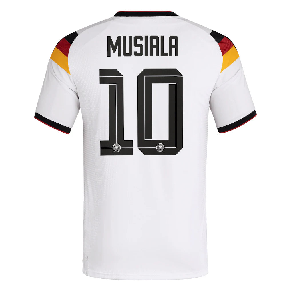 Jamal Musiala Germany National Team adidas 2026 Home Authentic Jersey - White