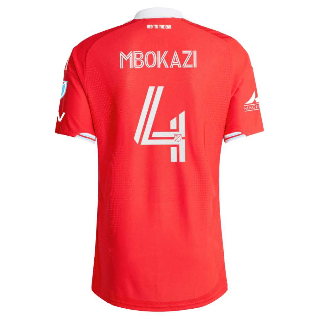 Mbekezeli Mbokazi Chicago Fire adidas 2026 Forever Red On-Field Authentic Patch Jersey - Red