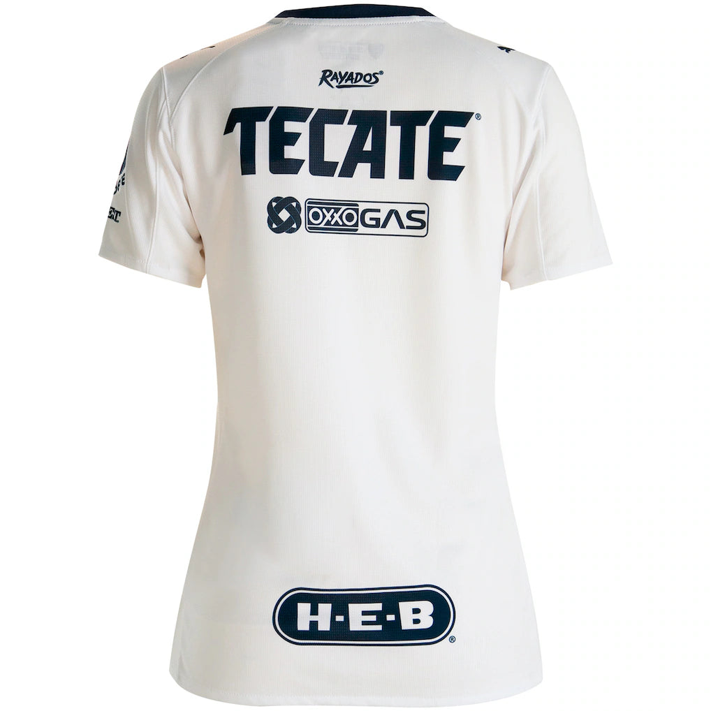 CF Monterrey Puma Women's 2025/26 Away 80th Anniversary Replica Jersey - White