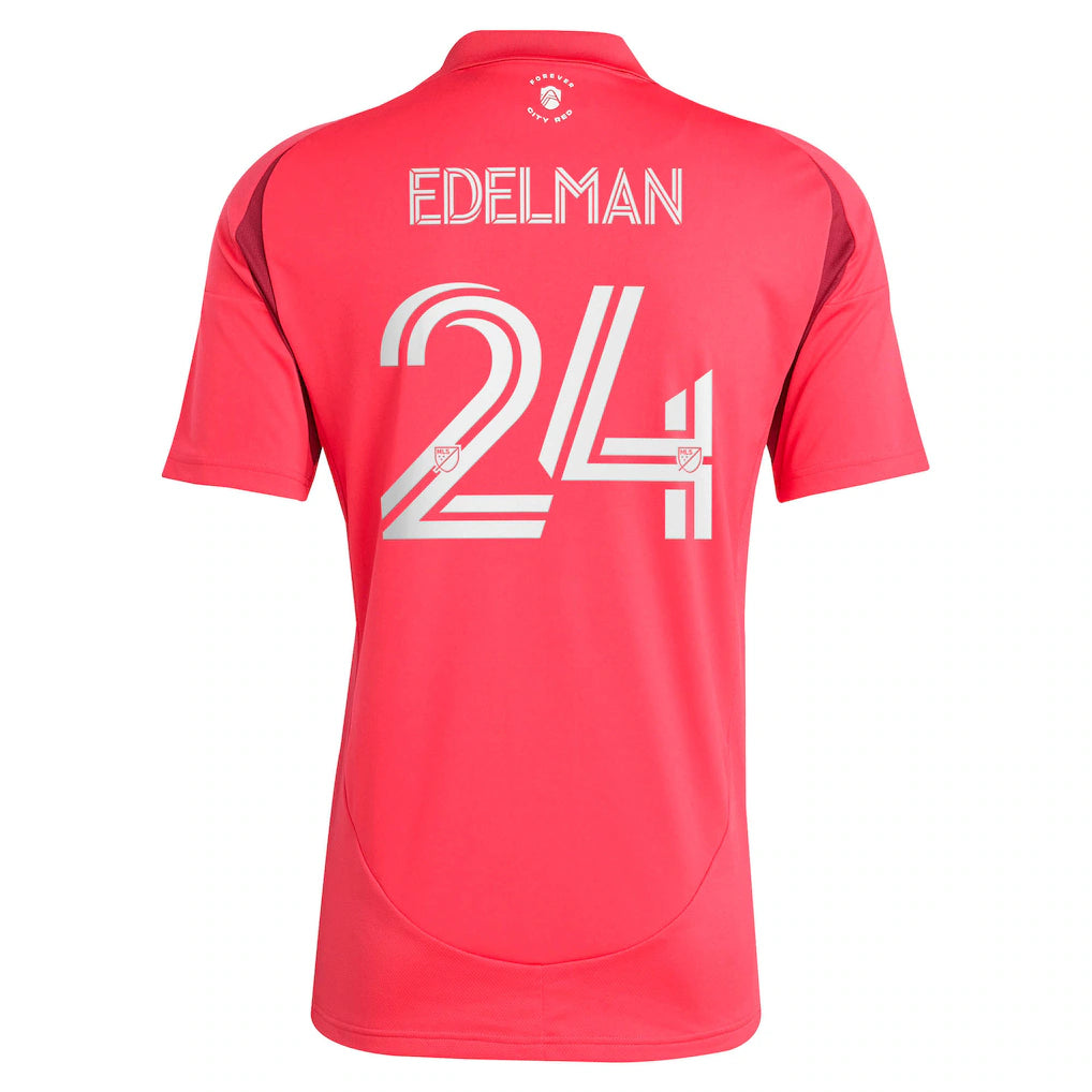 Daniel Edelman St. Louis CITY SC adidas 2025 Forever CITY Red Replica Jersey - Red
