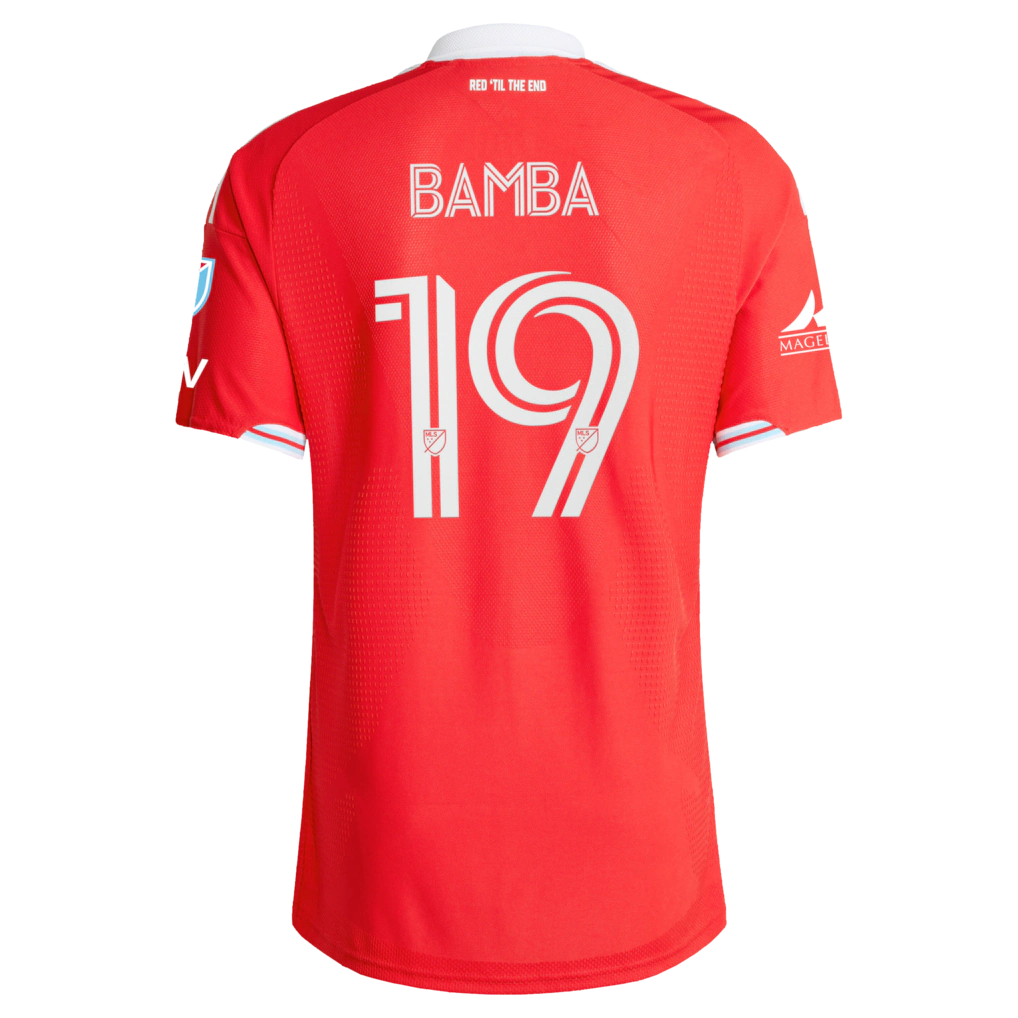 Jonathan Bamba Chicago Fire adidas 2026 Forever Red On-Field Authentic Patch Jersey - Red
