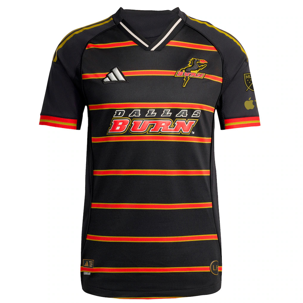 FC Dallas adidas 2025 Third Authentic Jersey - Black
