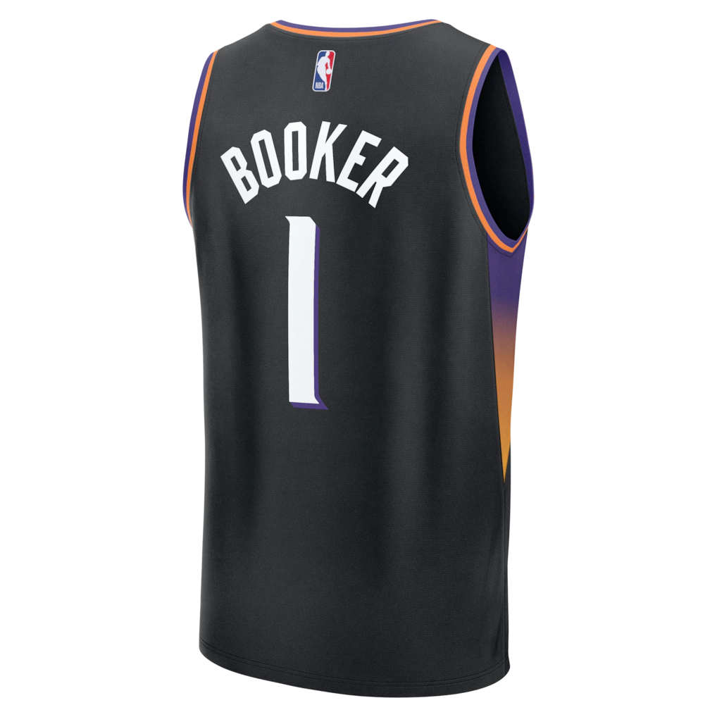 Devin Booker Phoenix Suns Fanatics Fast Break Jersey - Statement Edition - Black