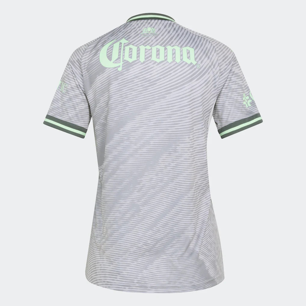 Club America adidas Women's Third 2025/26 Replica Jersey - Gray